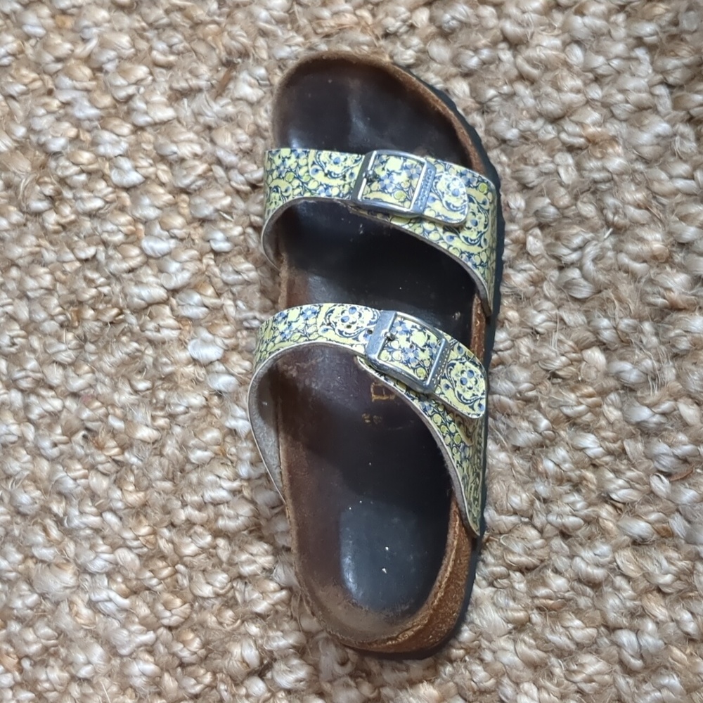 Papillio Yellow and Blue Sandals